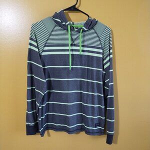 Ocean Current Striped Hoodie T Shirt S